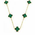 Colar Trevo Verde Évelis